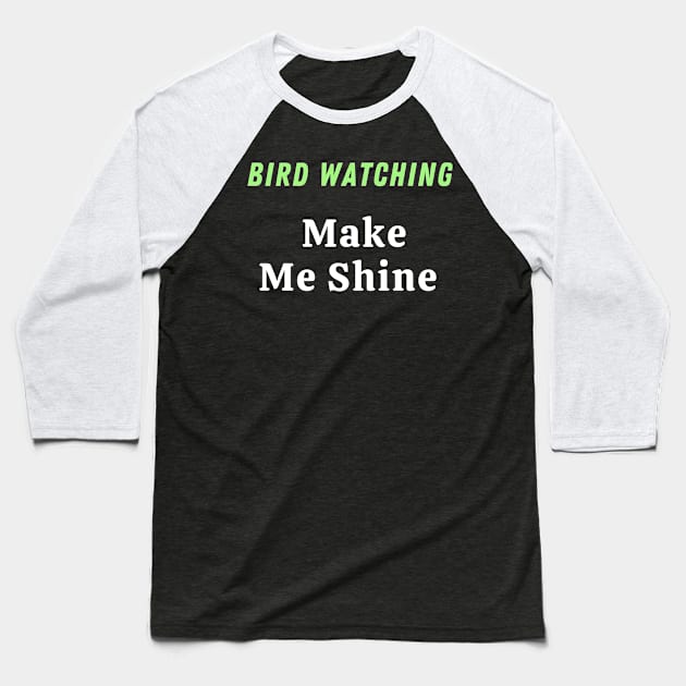 Bird watching Baseball T-Shirt by Mdath